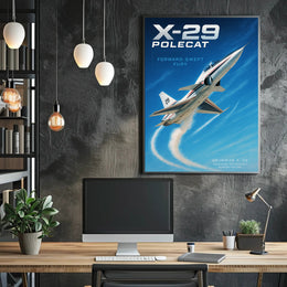 X-29 Polecat Poster PosterGoat