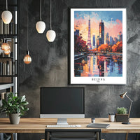 Beijing Cityscape Poster