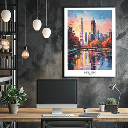 Beijing Cityscape Poster