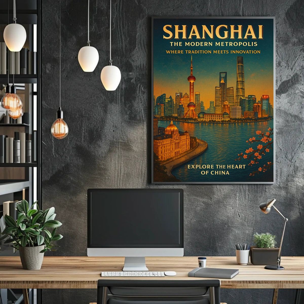 Shanghai The Modern Metropolis Poster