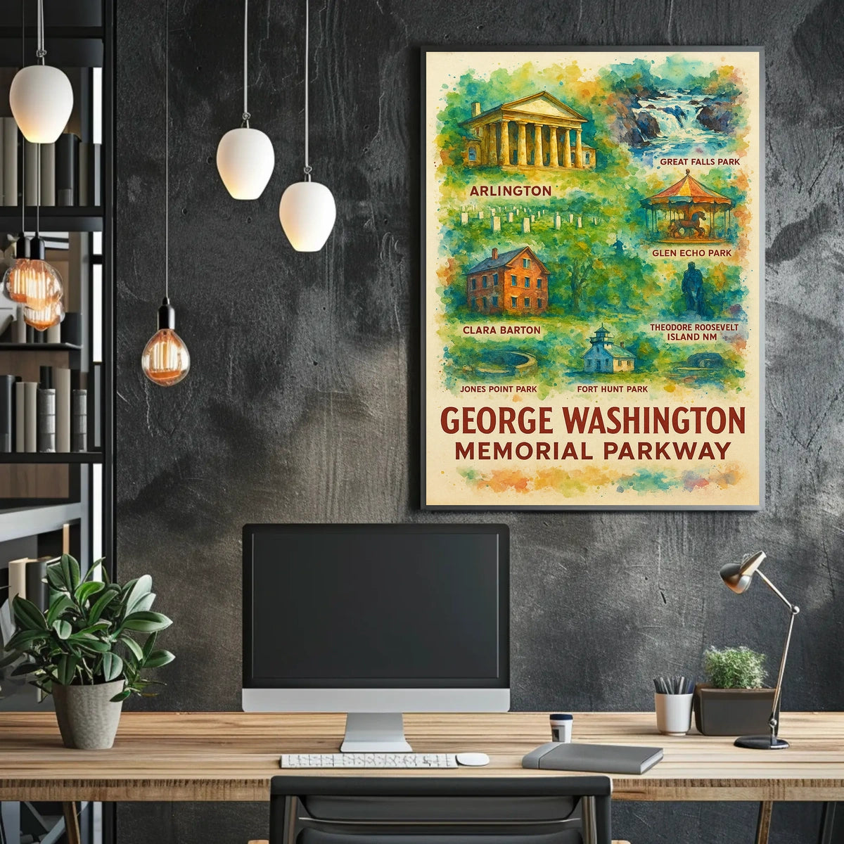 George Washington Memorial Parkway Poster