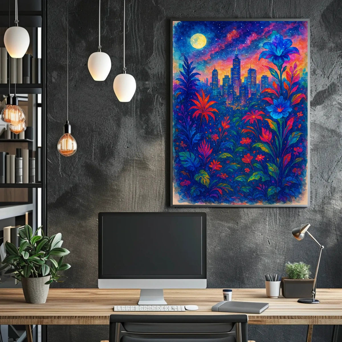 City In Bloom Poster