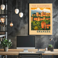 The Alhambra in Granada Poster