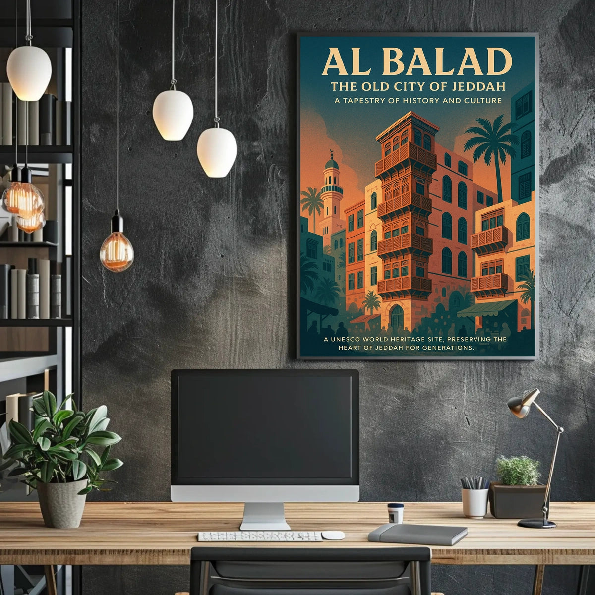 Al Balad The Old City Of Jeddah Poster
