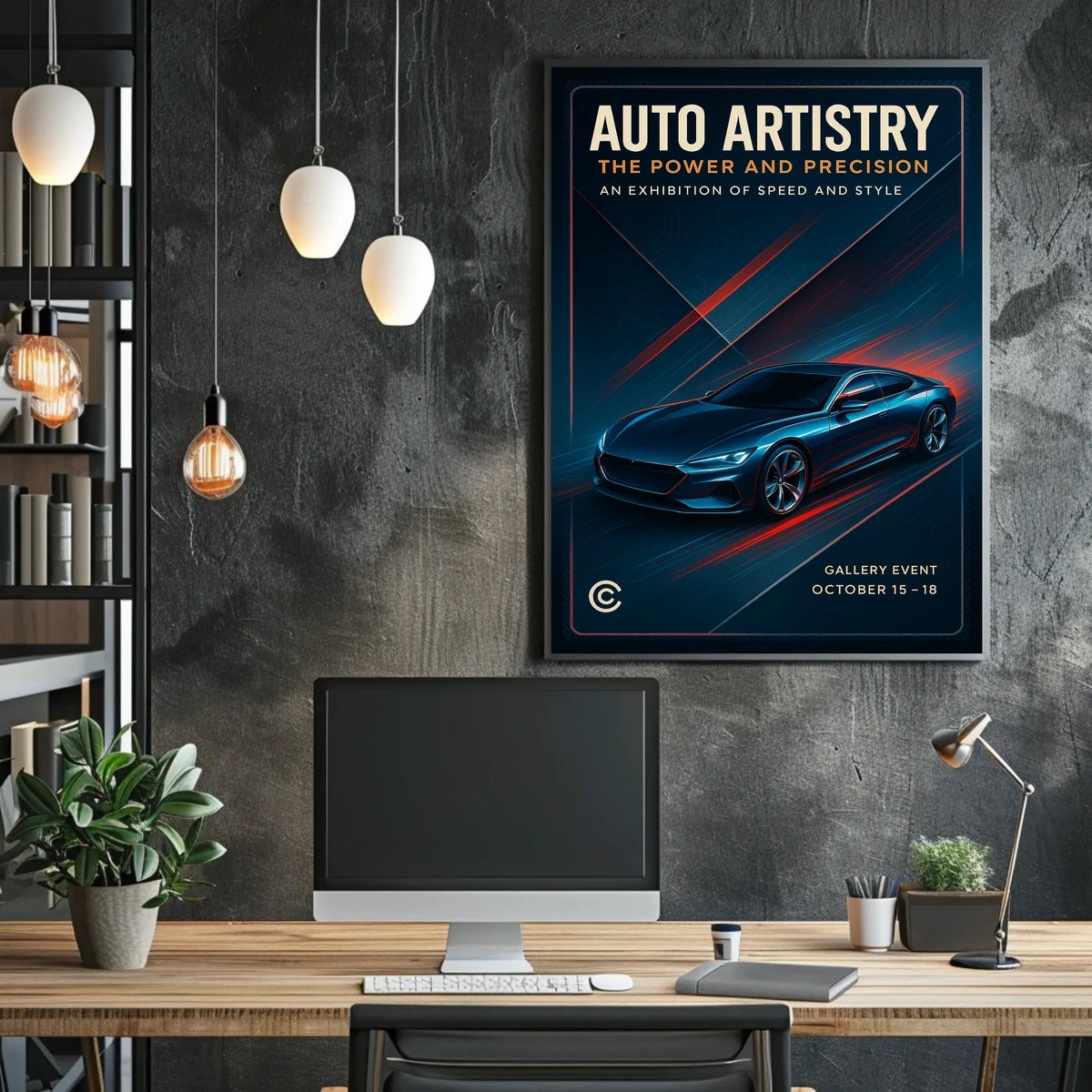 Auto Artistry Exhibition Poster