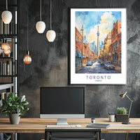 Toronto Cityscape Poster PosterGoat