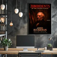 James Buchanan 15th President of the United States Zombidents Poster Series