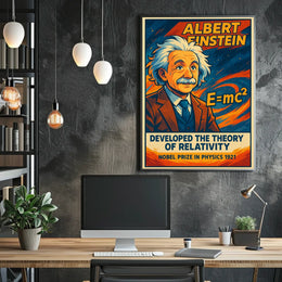Albert Einstein Theory Of Relativity Poster