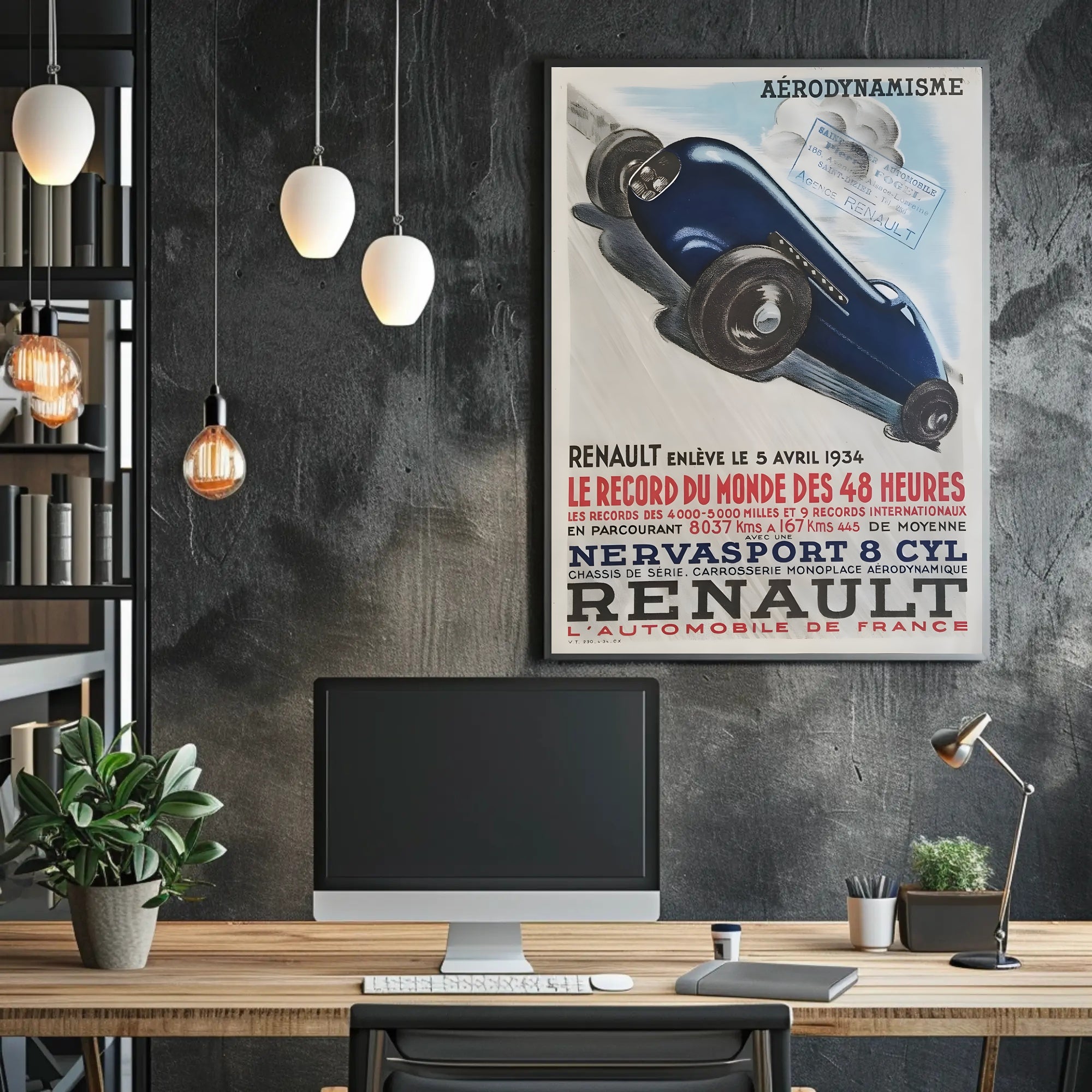 Renault NervaSport World Record Achievement Poster