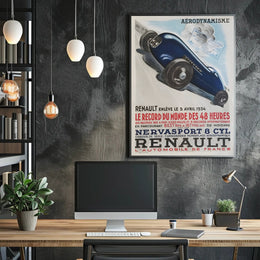 Renault NervaSport World Record Achievement Poster