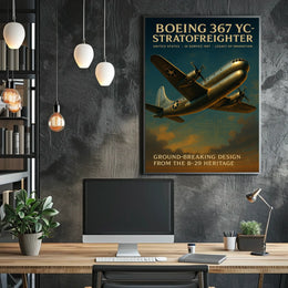 Boeing 367 Yc-Stratofreighter Poster