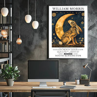 Vintage William Morris Hare Moon Artistic Poster