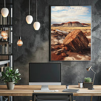 Petrified Forest Travel Poster Vintage National Park