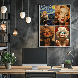 Iconic Elegance A Tribute In Art Poster