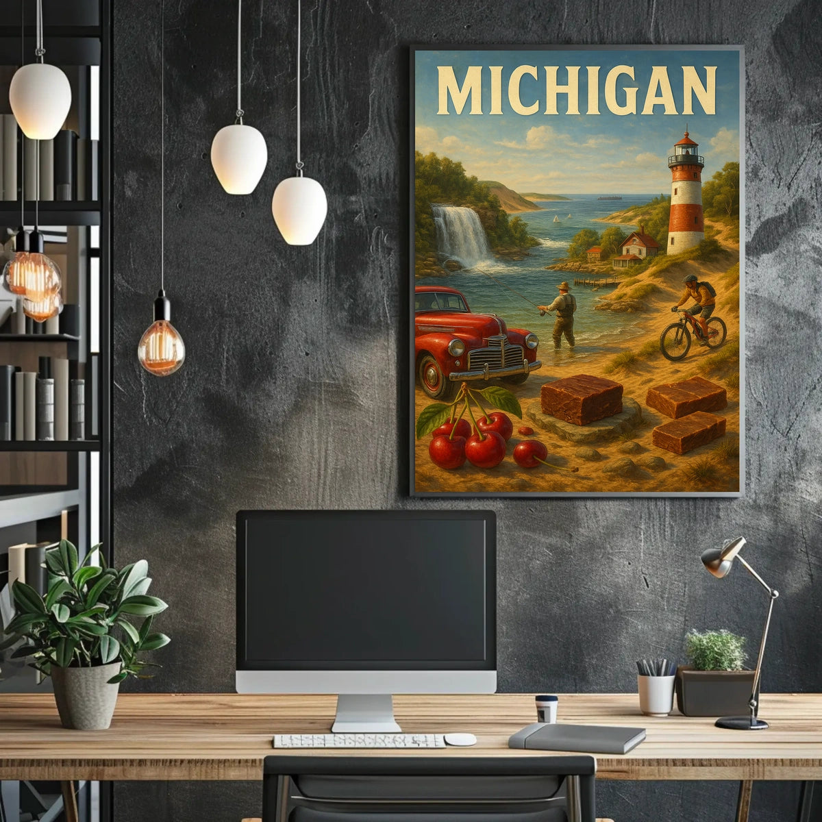 Discover Michigan Poster