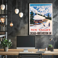 Sun Valley Winter Retreat Poster PosterGoat