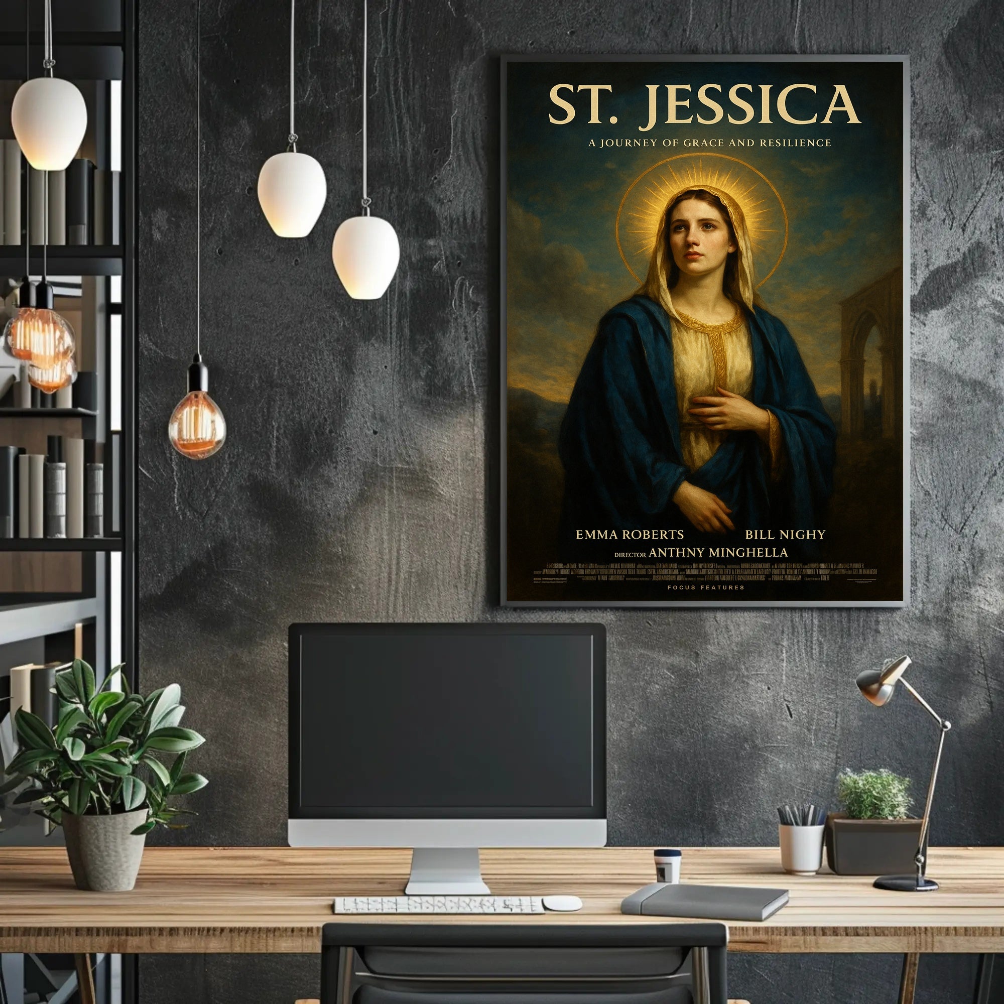 St. Jessica Religious Art Poster - Inspirational Decor