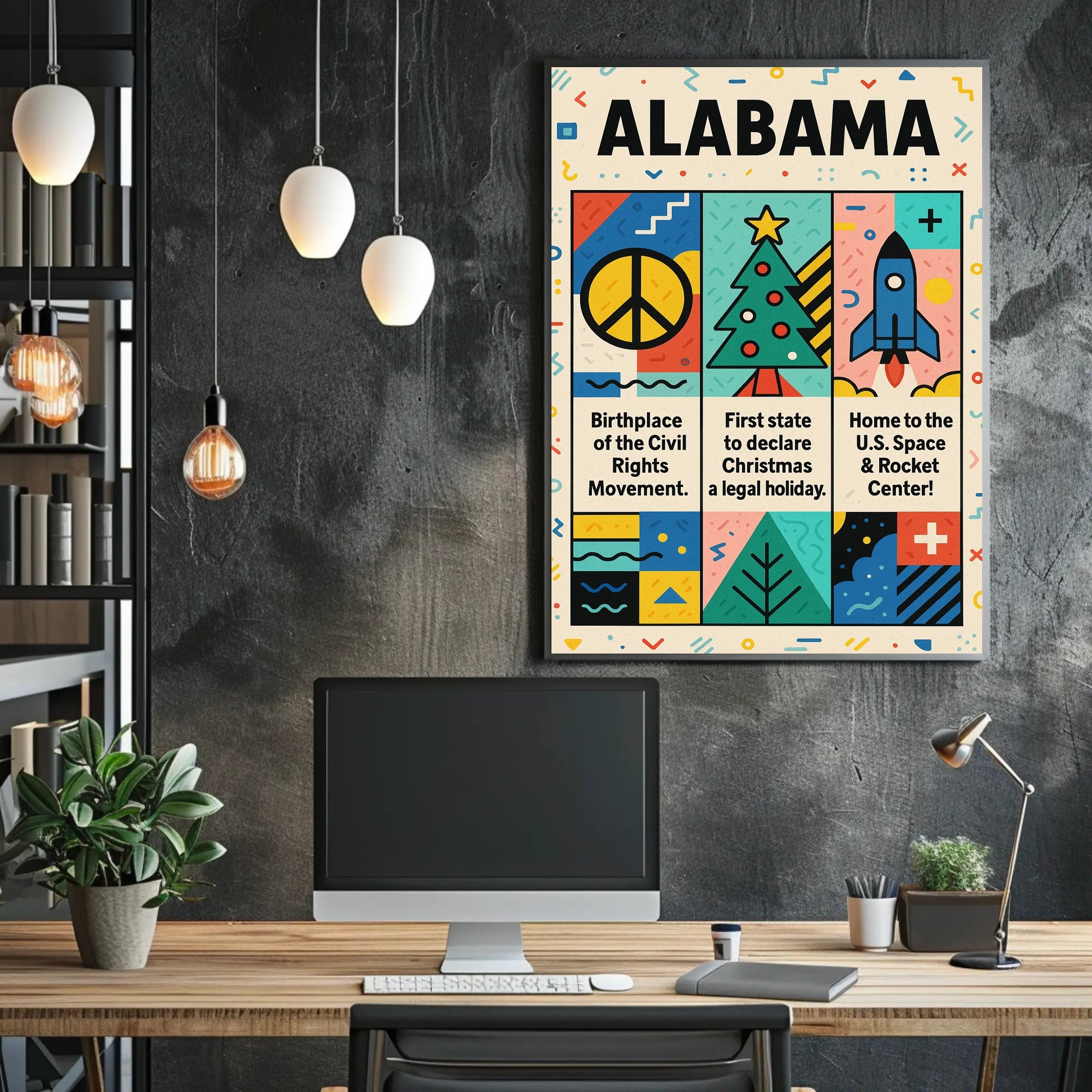 Discover Alabama Poster