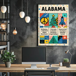 Discover Alabama Poster