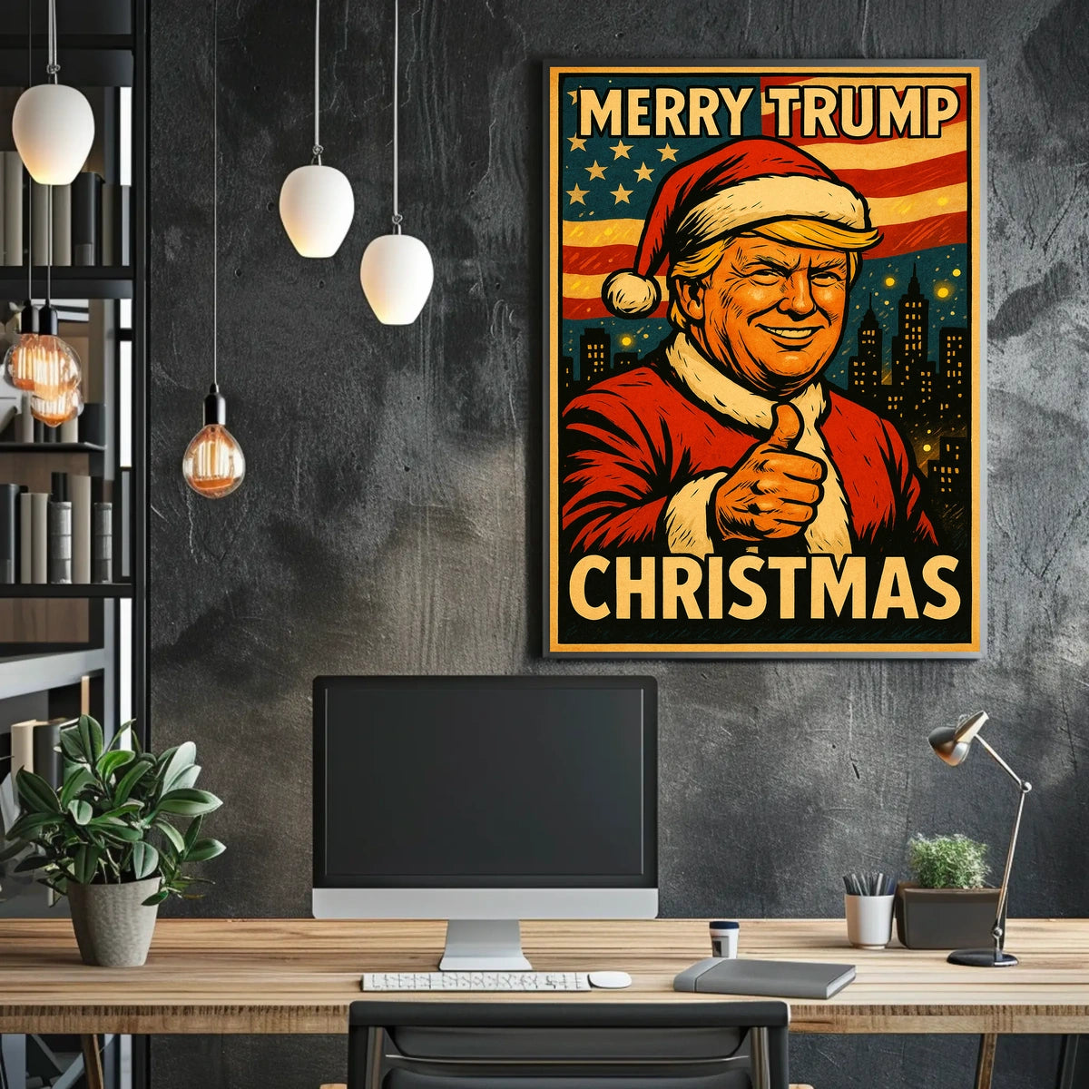 Merry Trump Christmas Poster