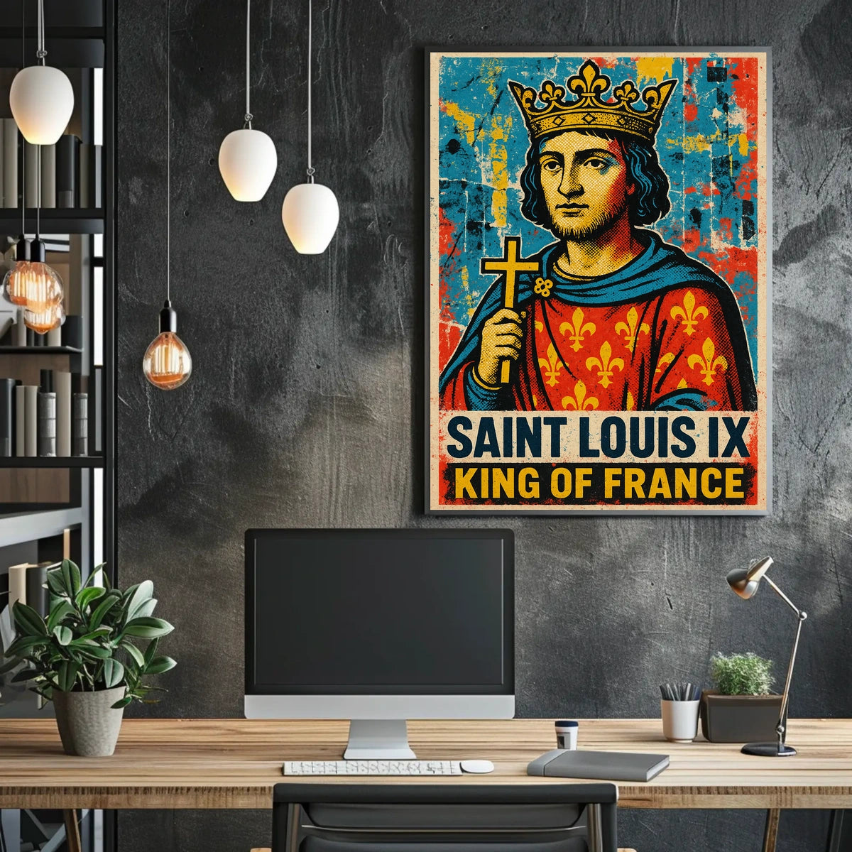 Saint Louis Ix King Of France Poster