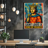 Saint Louis Ix King Of France Poster