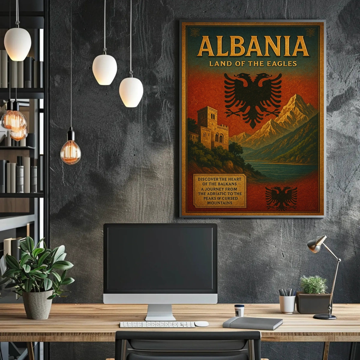 Discover Albania Land Of The Eagles Poster