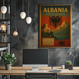 Discover Albania Land Of The Eagles Poster