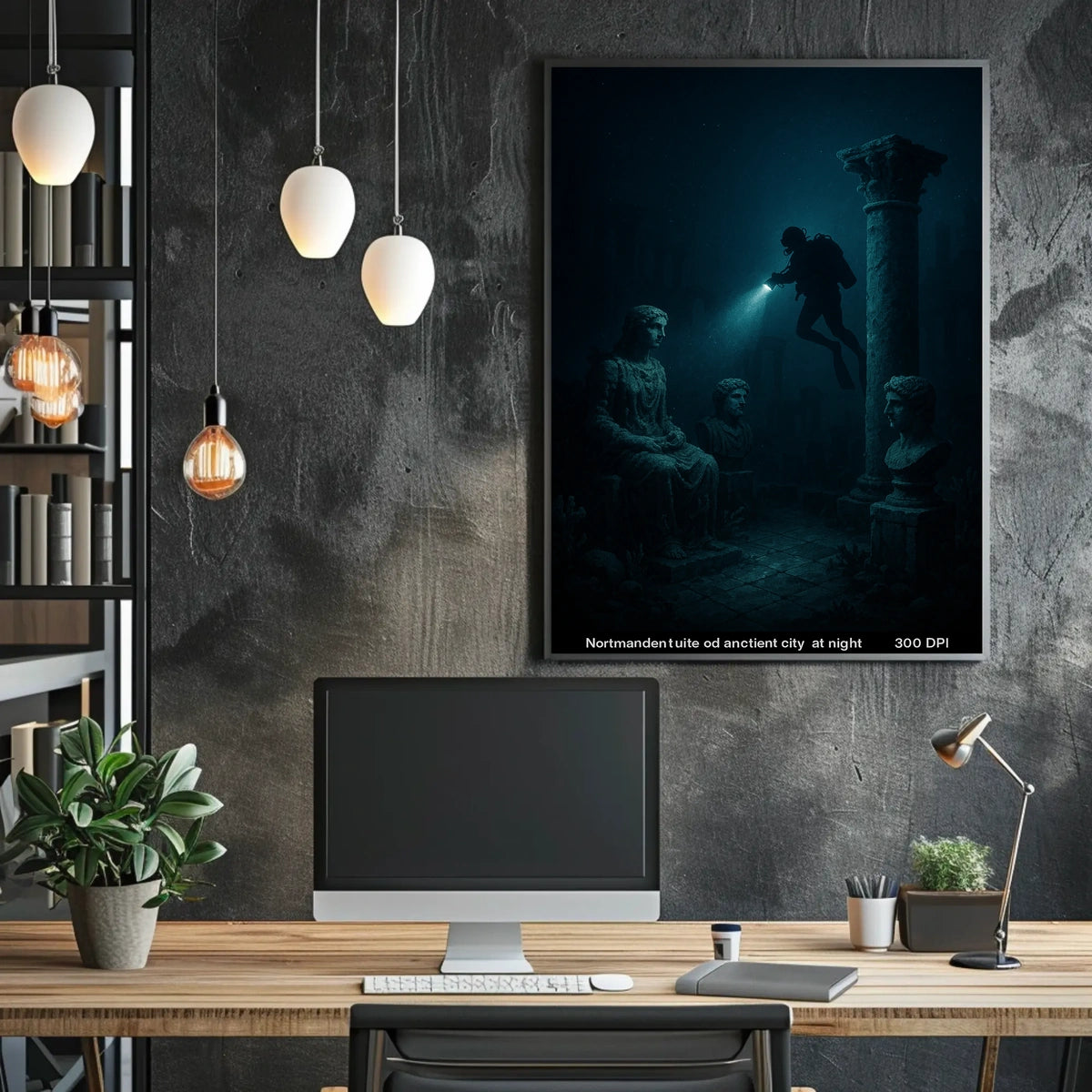 Exploration Of An Ancient Underwater Poster