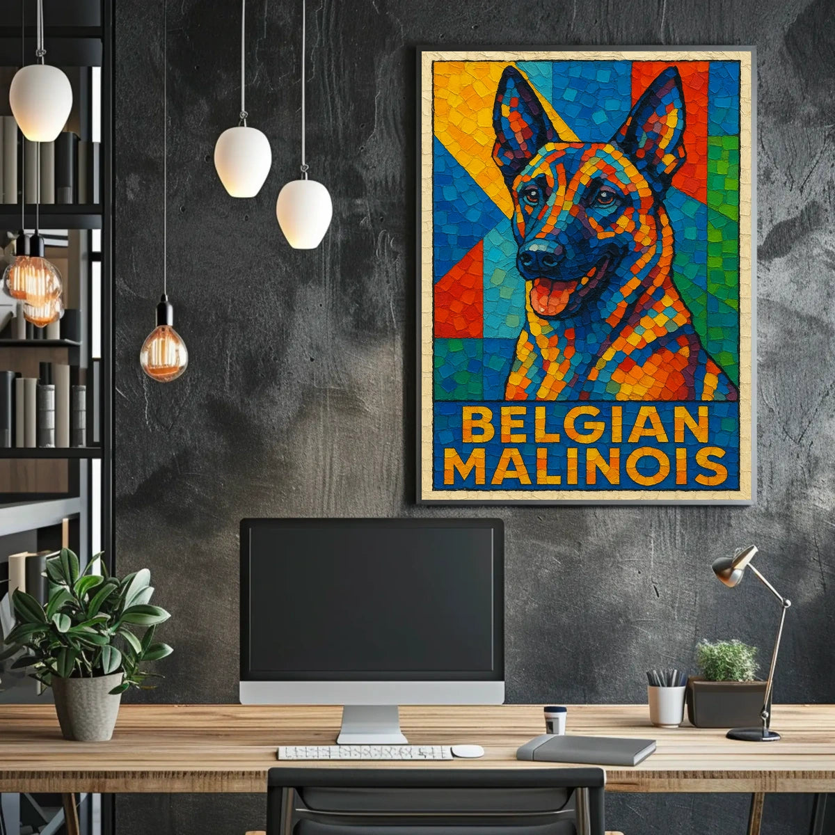 Belgian Malinois Art Poster