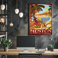 Menton La Perle De La France Poster