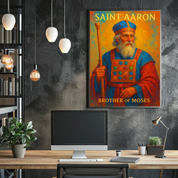 Saint Aaron Brother Of Moses Poster