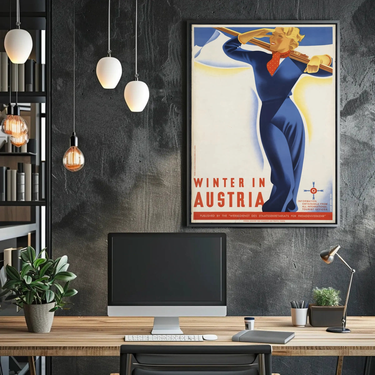 Winter in Austria Poster