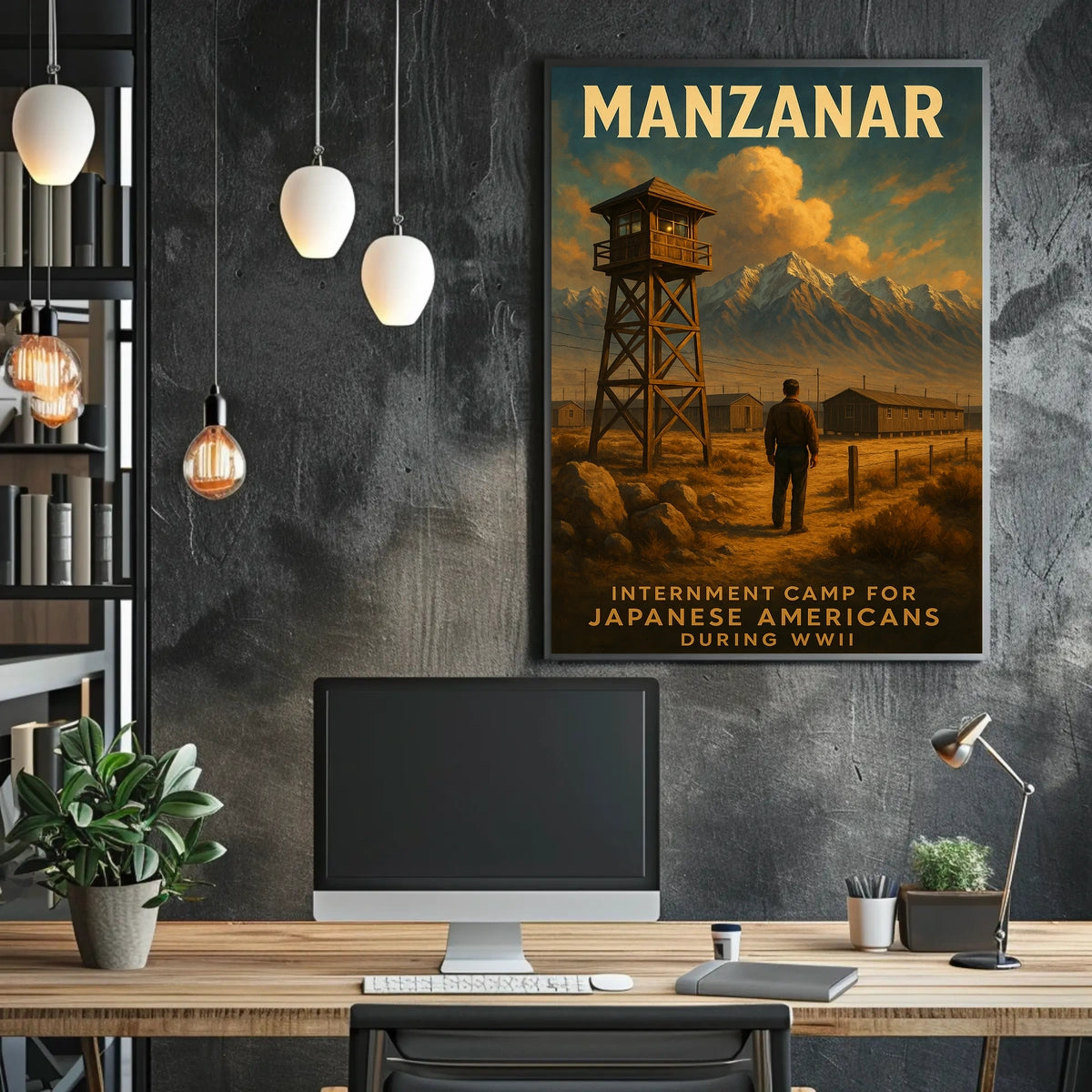 Manzanar Internment Camp Poster
