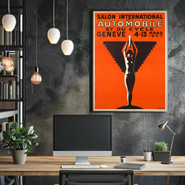 Geneva International Motor and Cycle Show 1927 Poster