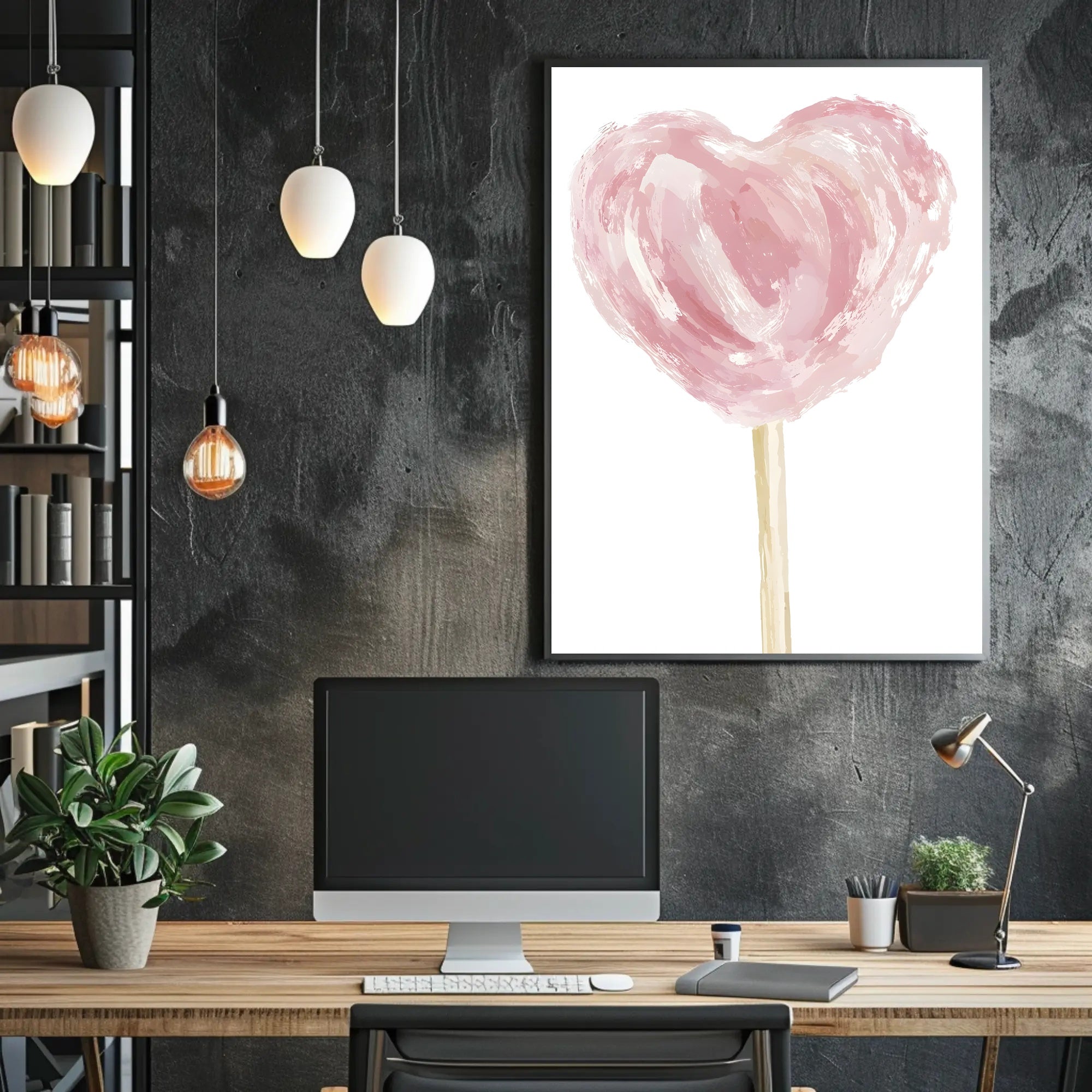 Heart of Sweetness Poster Romantic Wall Art Print