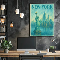 New York City Skyline Poster