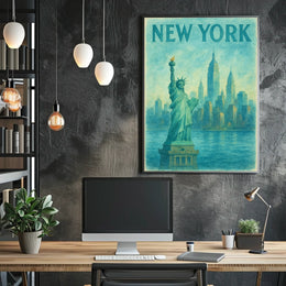 New York City Skyline Poster