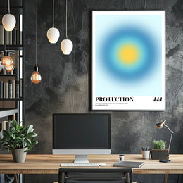 Protection Embrace Modern Abstract Artistic Poster PosterGoat