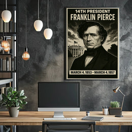 Franklin Pierce 14Th President Poster