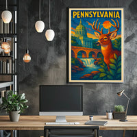 Pennsylvania Wildlife And Heritage Poster