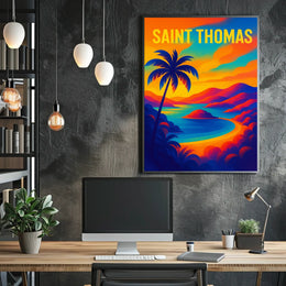 Saint Thomas Paradise Poster