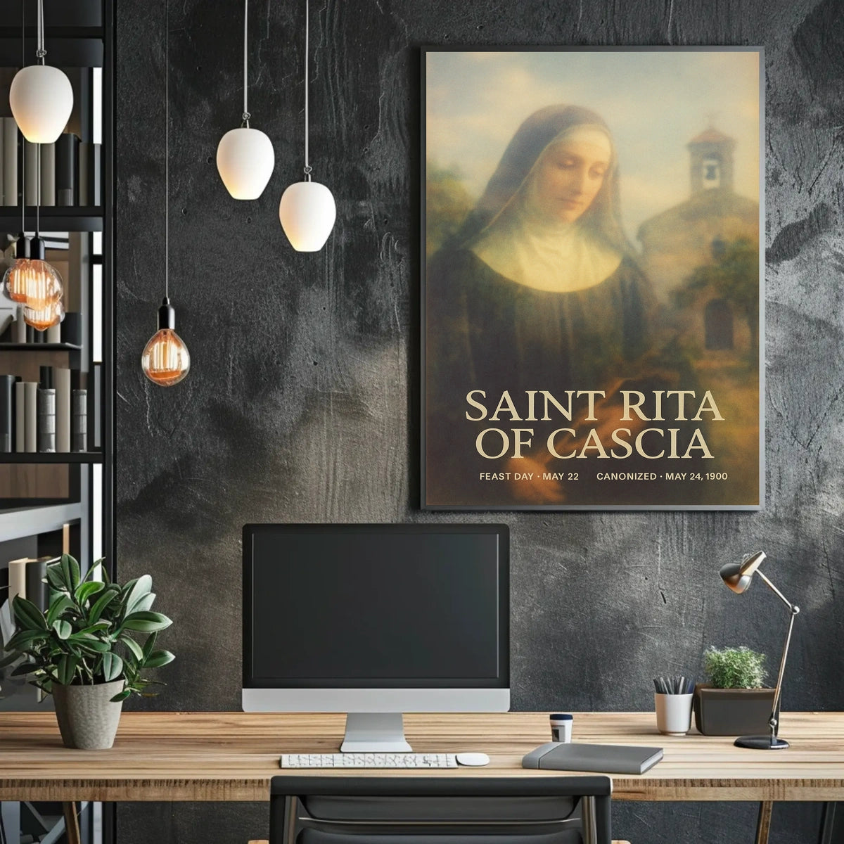 Saint Rita Of Cascia Poster