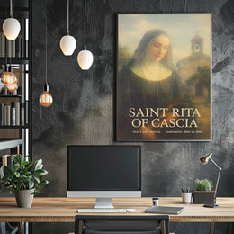 Saint Rita Of Cascia Poster