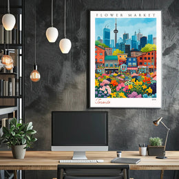 Toronto Flower Market 2024 Poster PosterGoat