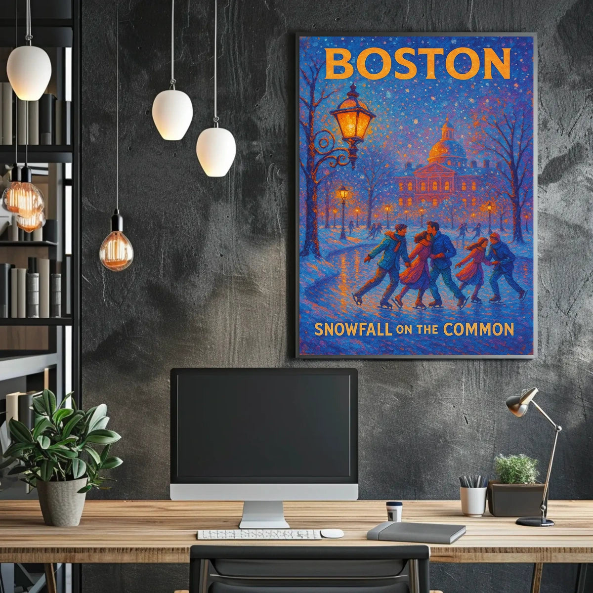 Boston Snowfall Poster
