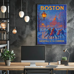 Boston Snowfall Poster