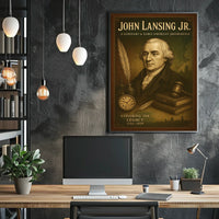 John Lansing Jr. A Luminary of Early American Jurisprudence Poster