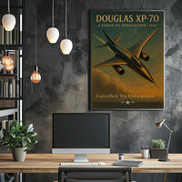 Douglas XP 70 Vintage Aviation Poster Print