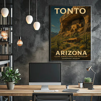 Tonto Cliff Dwellings And Museum Poster